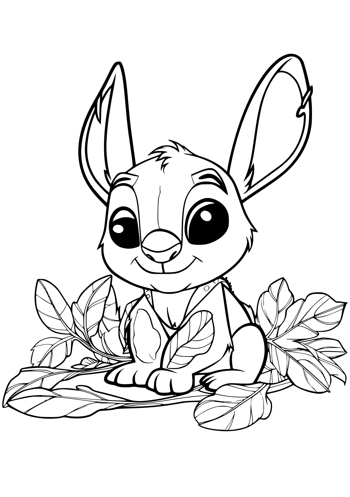 stitch coloring pages eevee, stitch, bunny, rabbit, scorbunny, free page downloads