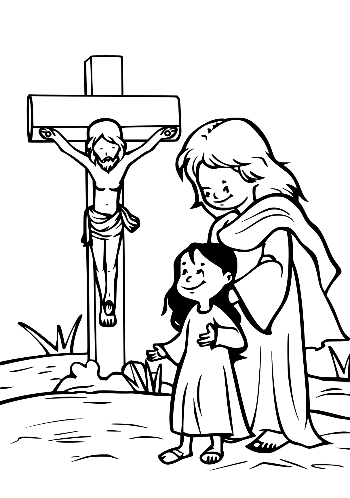 christian coloring pages nativity, christian, jesus, lent, easter, free page downloads