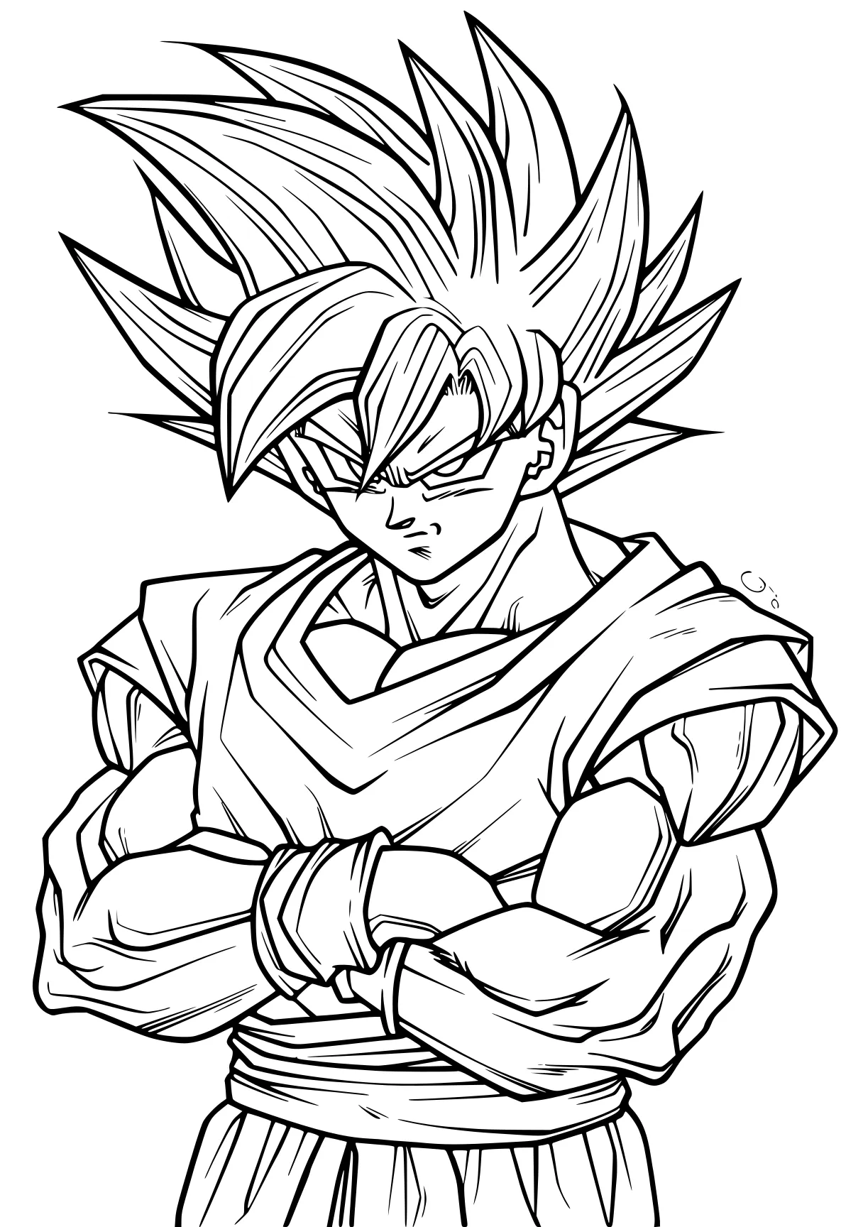 goku coloring pages gogeta, vegeta, broly, goku, vegito, free page downloads