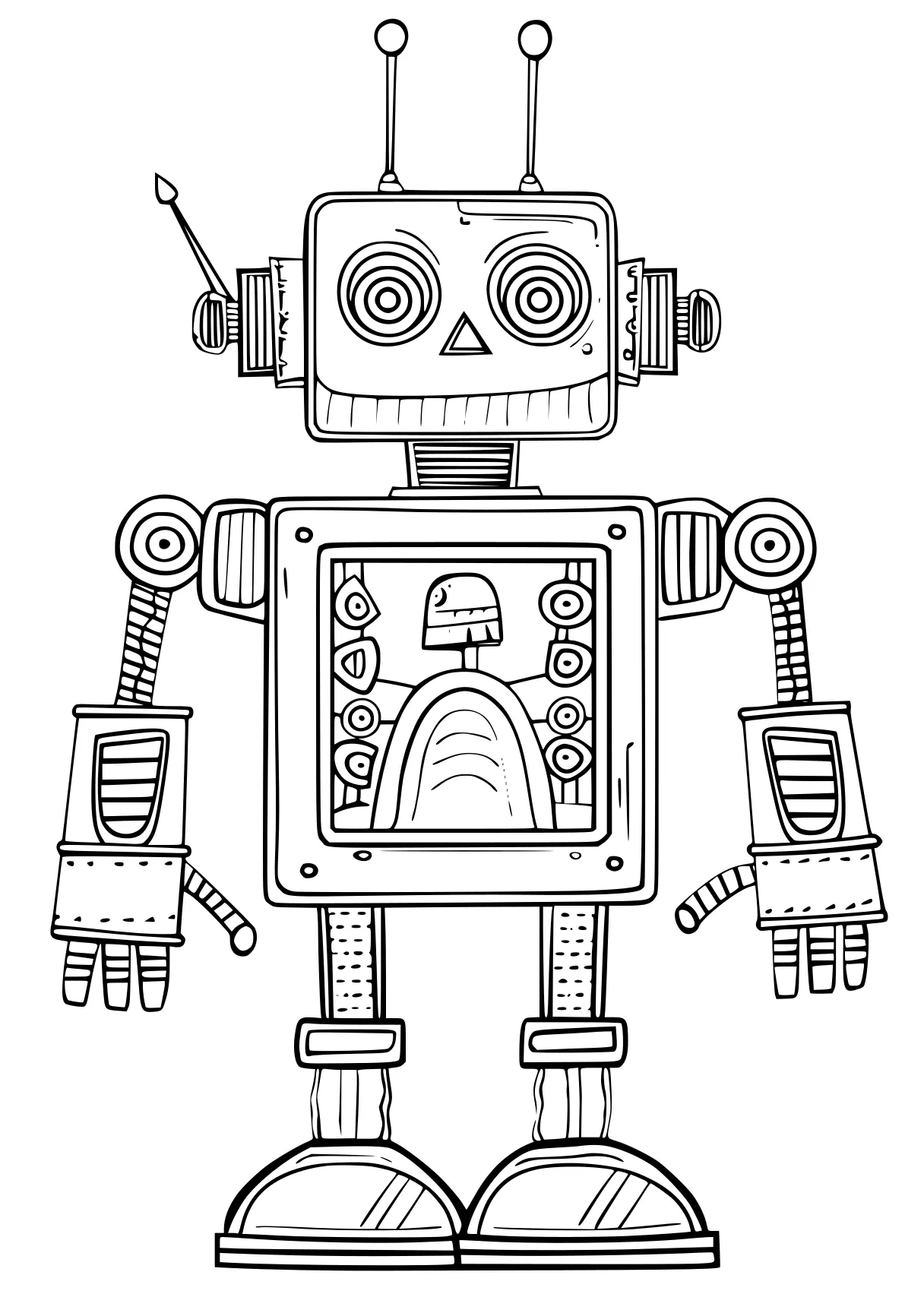 robot coloring pages robot, bots, machine, robocar, illustrator, free page downloads