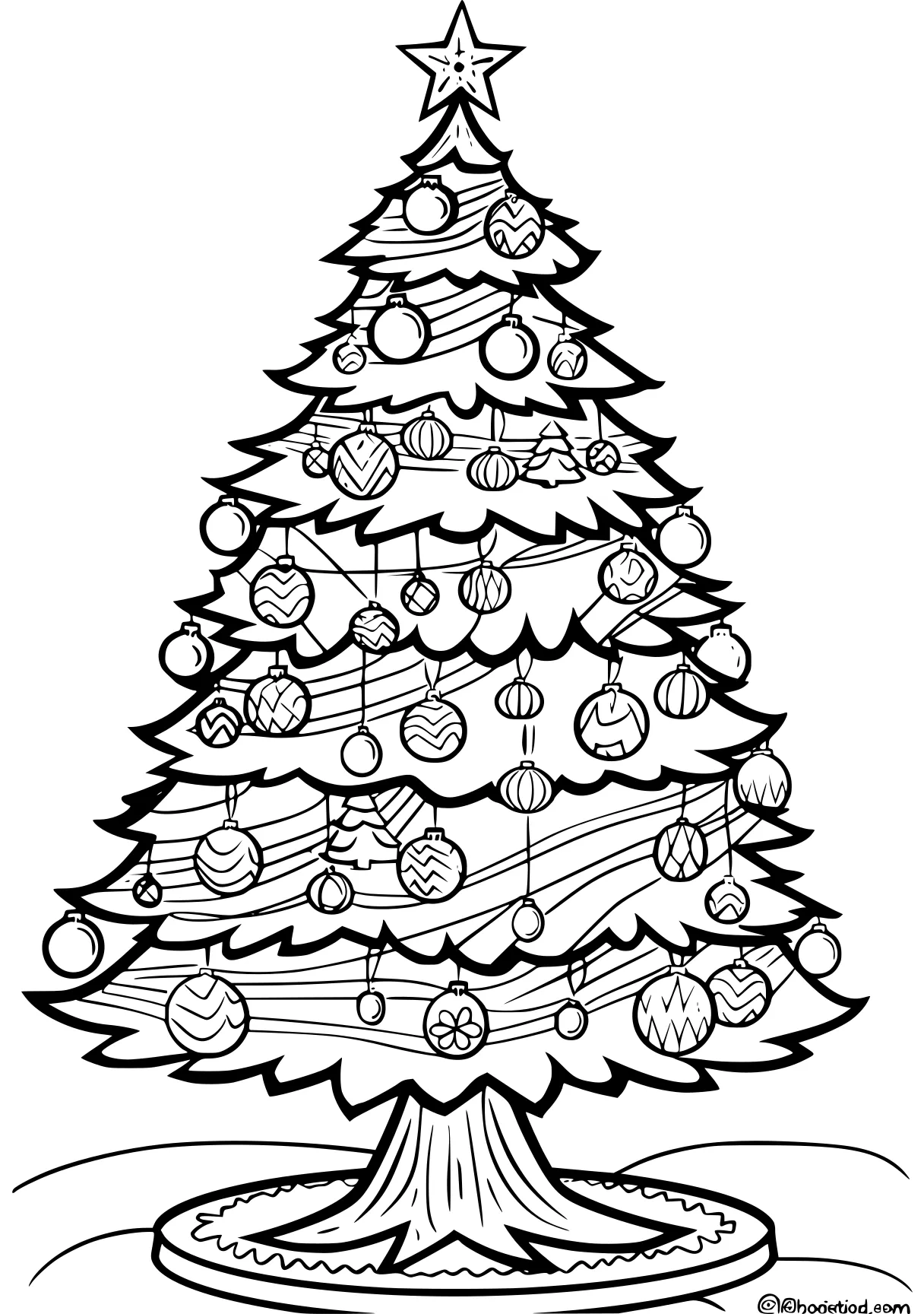 christmas tree pictures to color ornament, merry, tree, christmas, xmas, free coloring page downloads