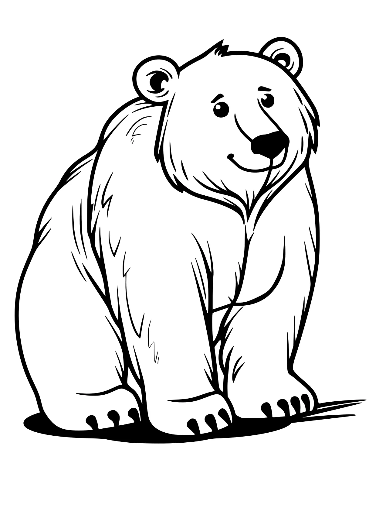 bear coloring pages bear, polar, bears, winnie, illustrator, free page downloads