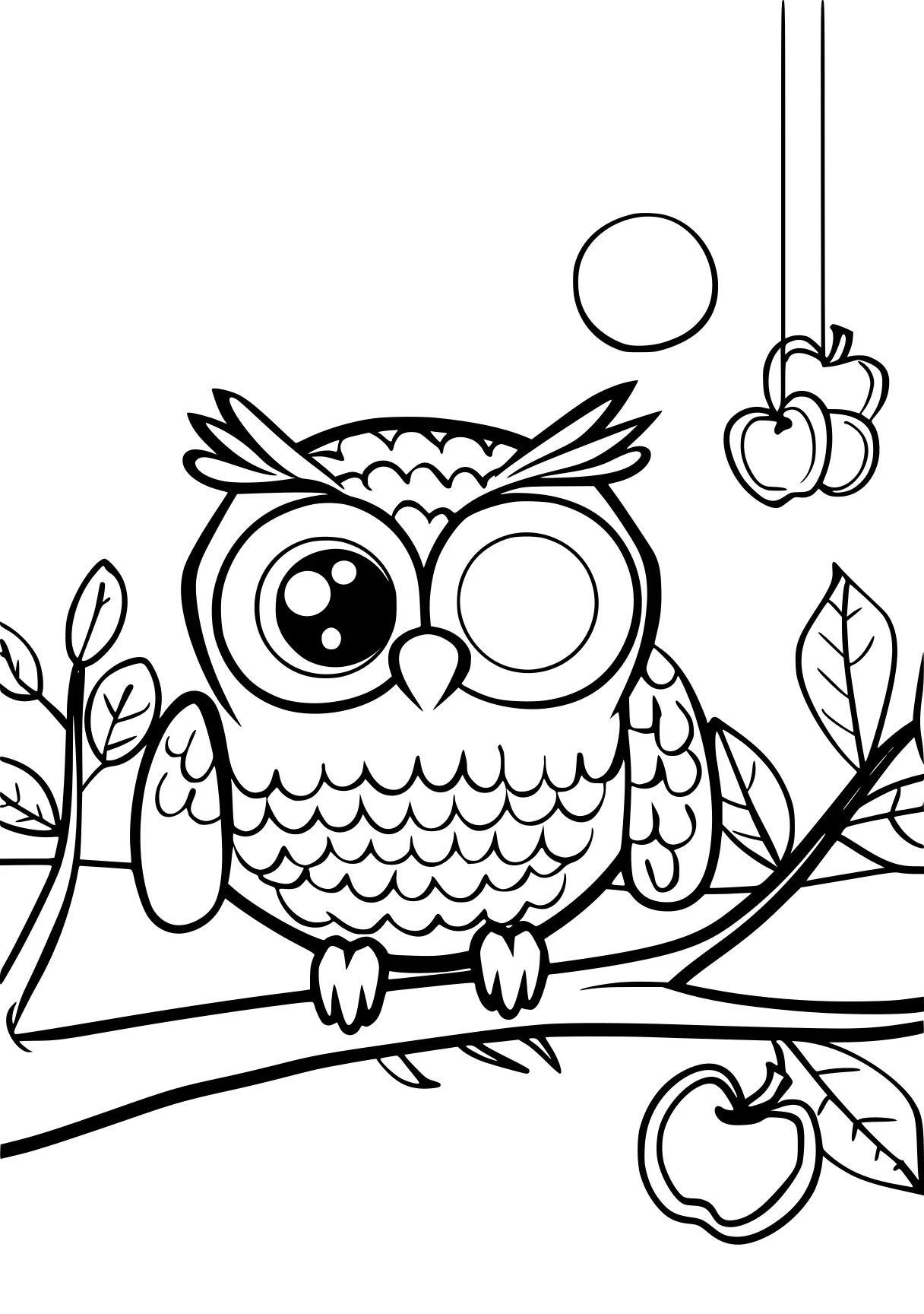 free coloring pages for kids owl, colouring, coloring, page downloads