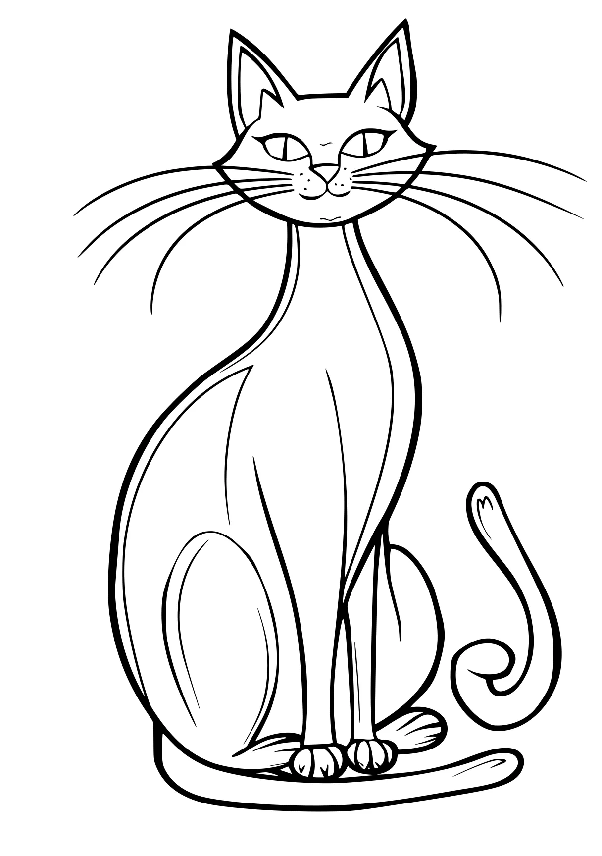 cat coloring pages aristocats, cat, garfield, free page downloads