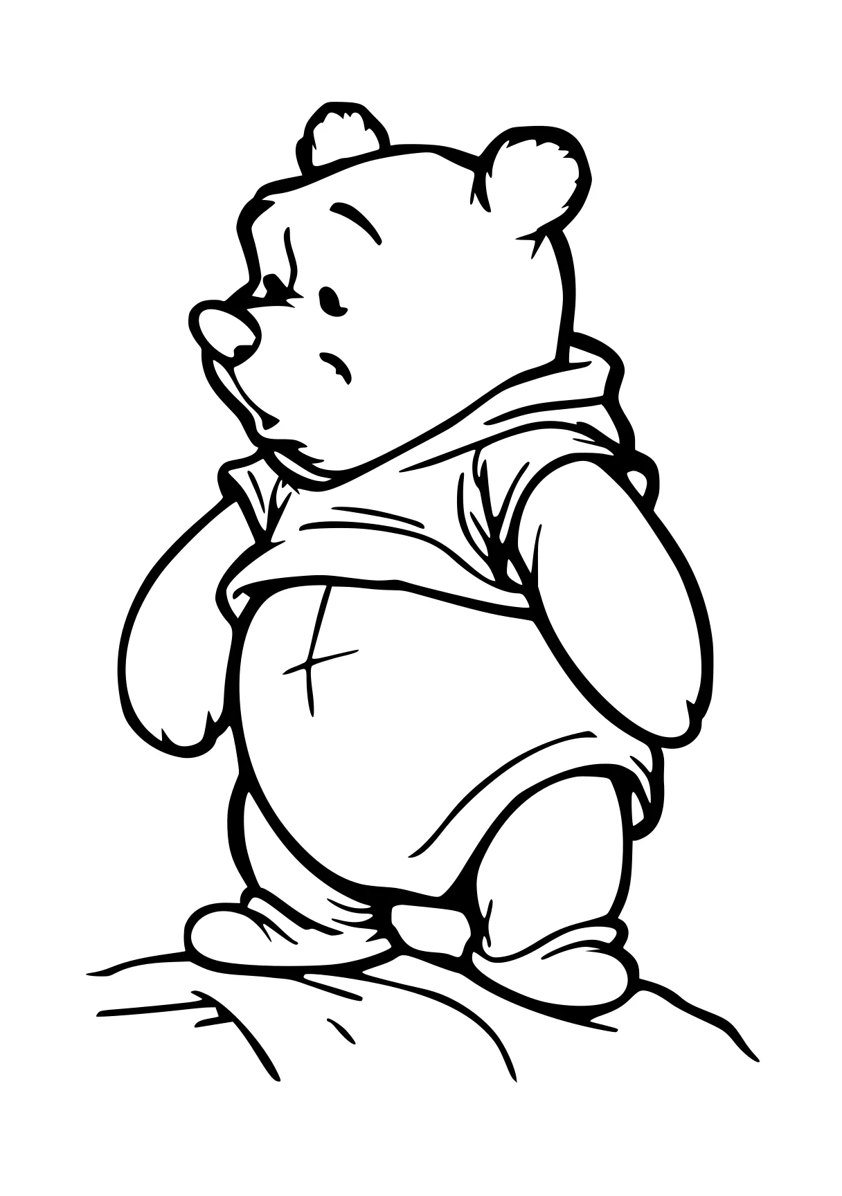 pooh bear coloring pages pooh, winnie, bear, piglet, teddy, free page downloads