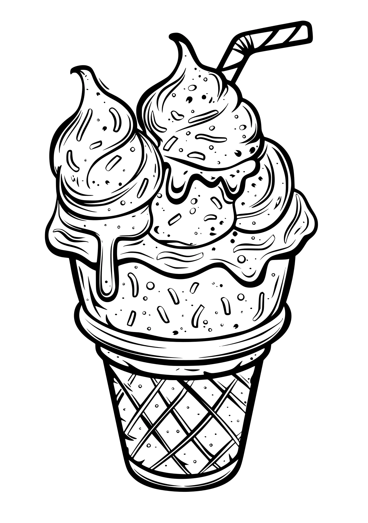 ice cream coloring pages freddy's, illustrator, cupcake, shortcake, free page downloads