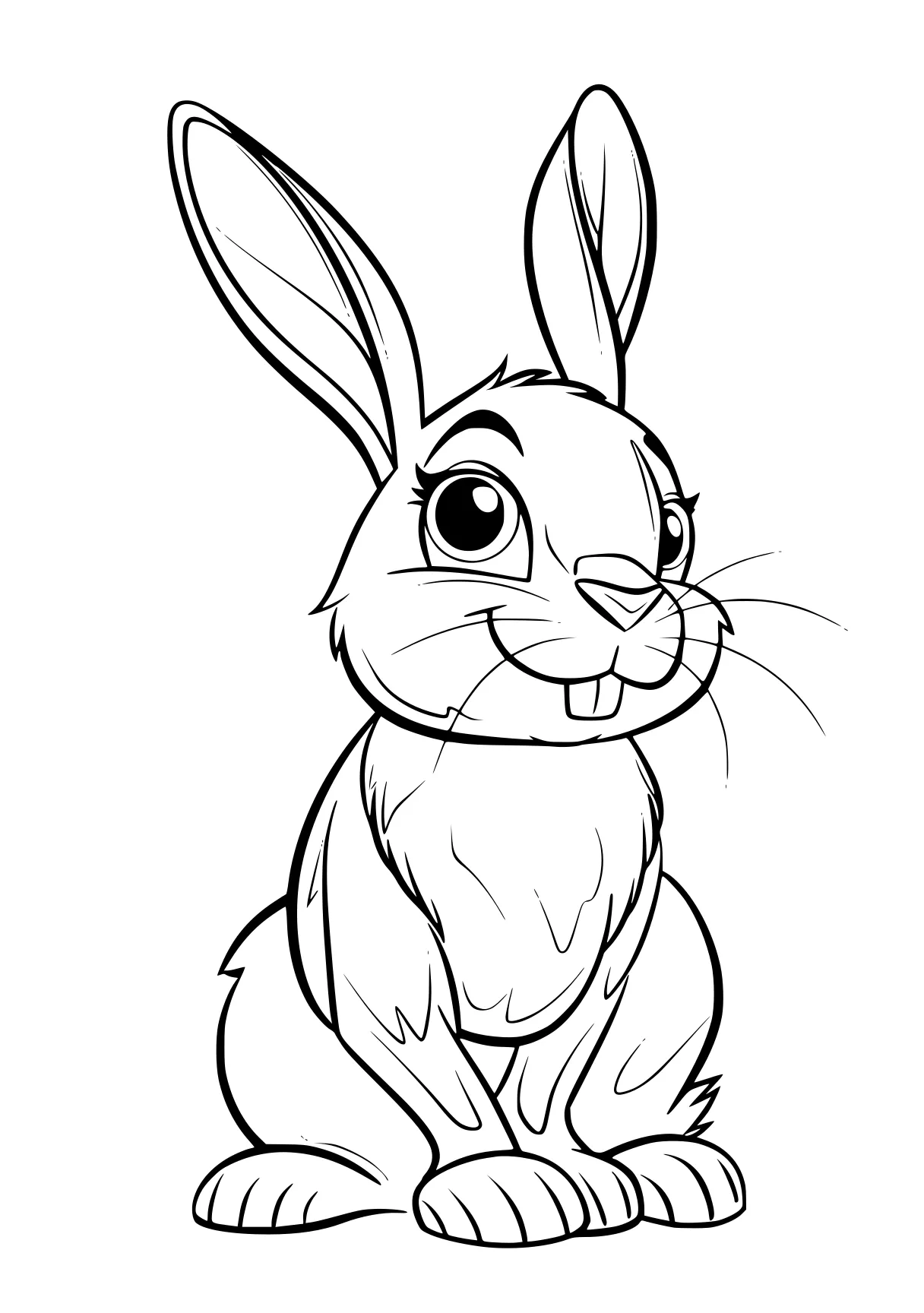 easter bunny coloring page rabbit, bunny, alvin, carrot, scorbunny, free downloads