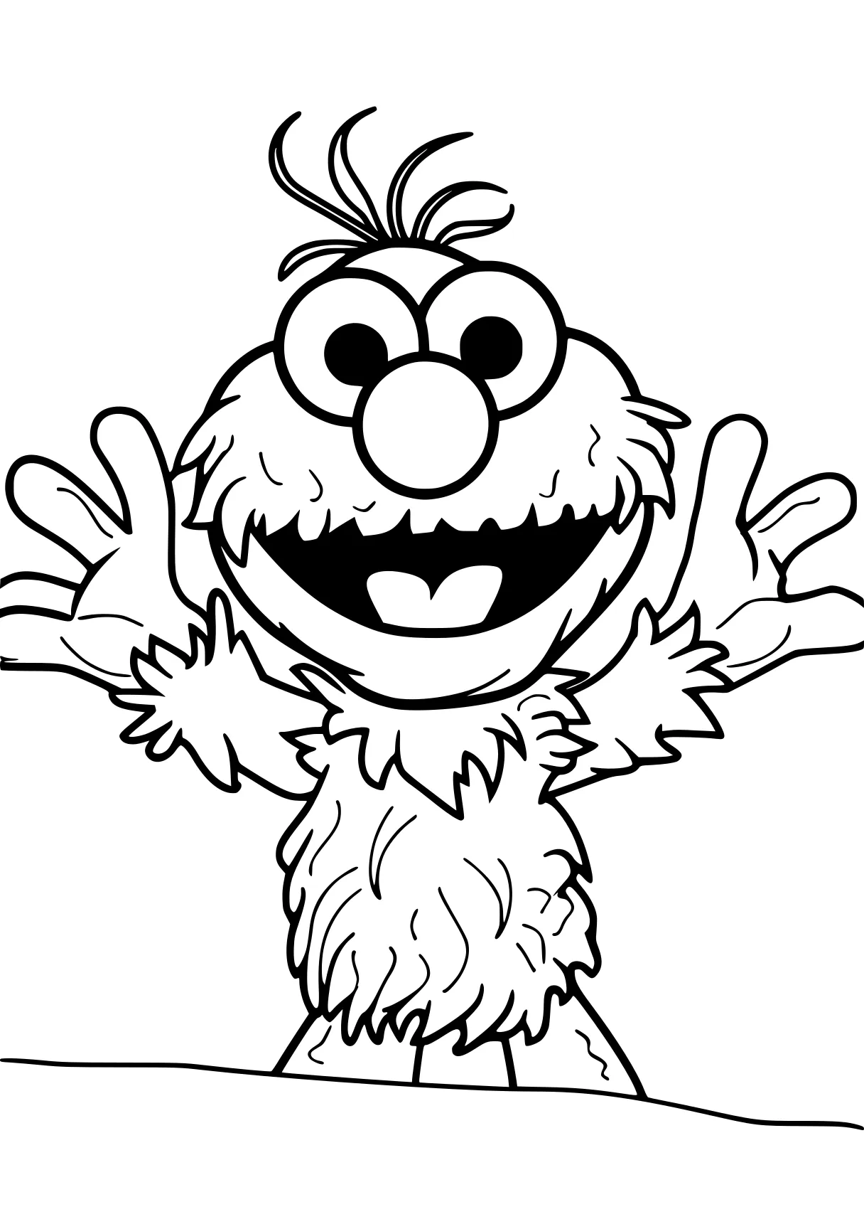 elmo coloring pages elmo, bumble, owl, scarecrow, chica, free page downloads