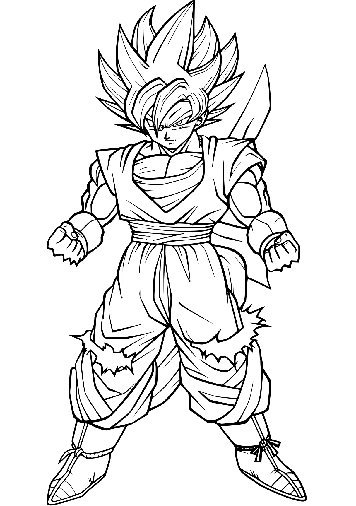 goku coloring sheets gogeta, goku, broly, vegito, vegeta, free page downloads