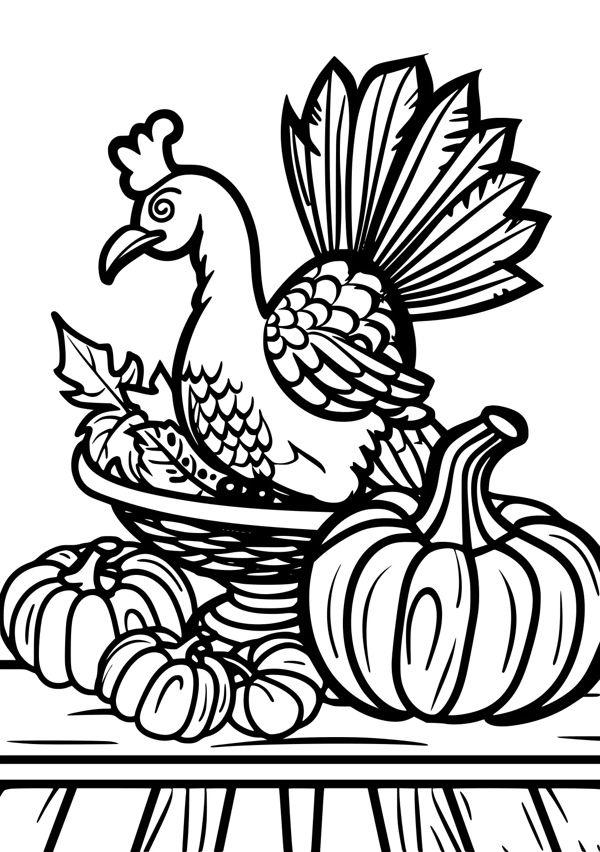 thanksgiving coloring pages rooster, thanksgiving, ornament, free page downloads