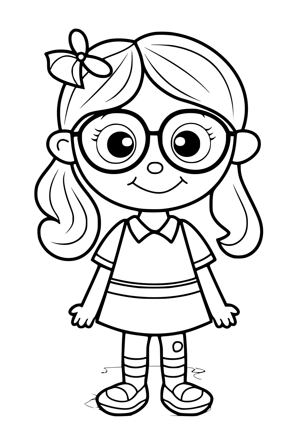 cute coloring pages pororo, betty, illustrator, sally, chibi, free page downloads