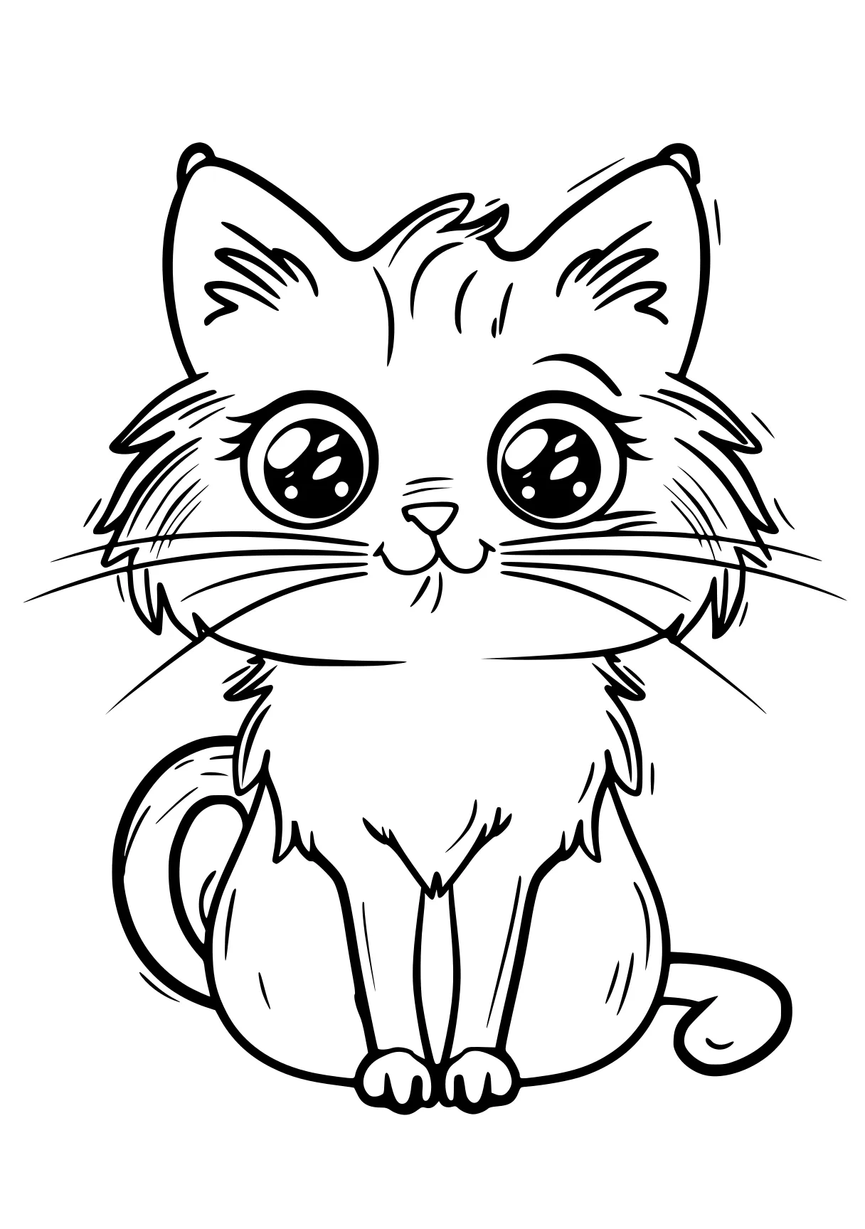 colouring pages cute hamster, kitty, kitten, mouse, mew, free coloring page downloads