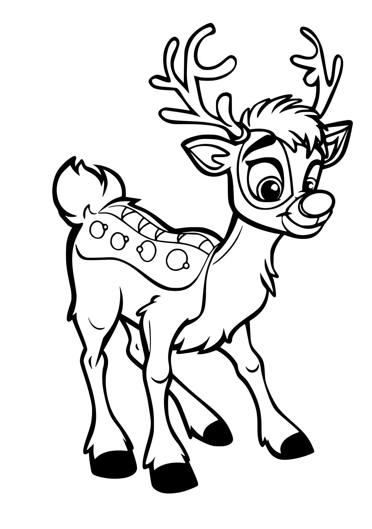 rudolph coloring pages deer, reindeer, rudolph, bambi, moose, free page downloads