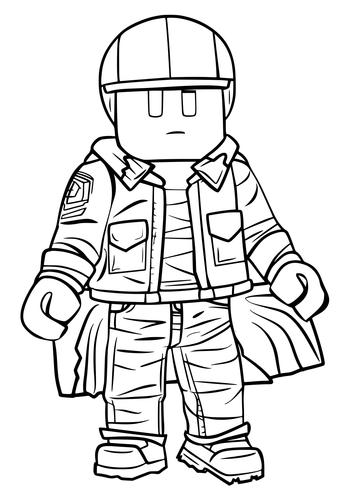 roblox coloring pages firefighter, fireman, soldier, astronaut, backpack, free page downloads