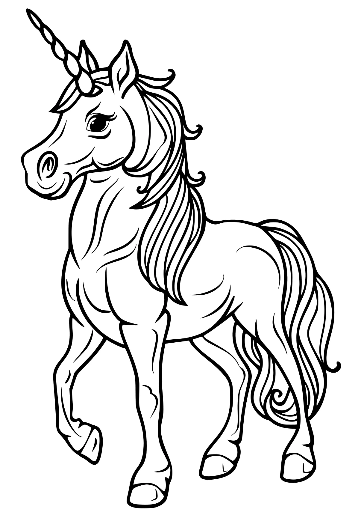 unicorn coloring sheets free horse, unicorn, pony, mlp, alicorn, page downloads