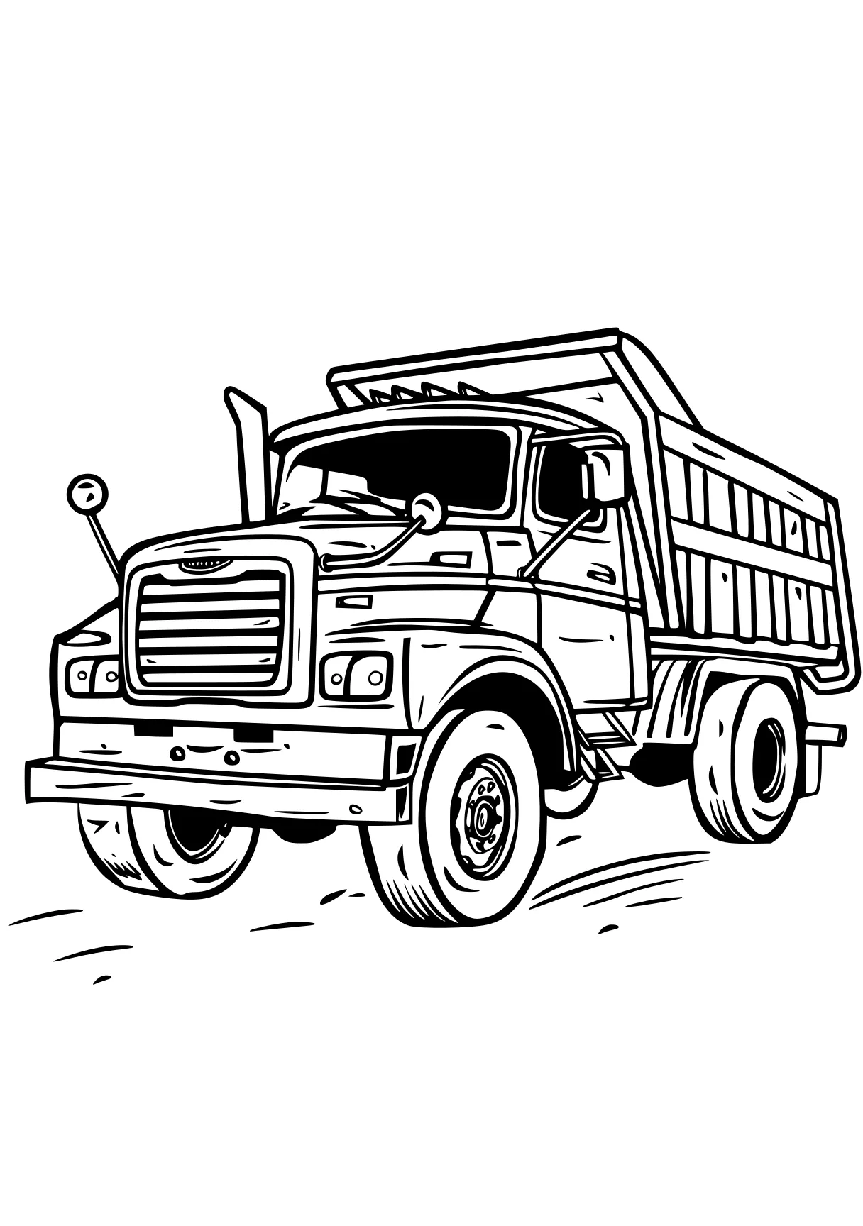 truck coloring sheets truck, vehicle, transportation, trucks, ambulance, free page downloads