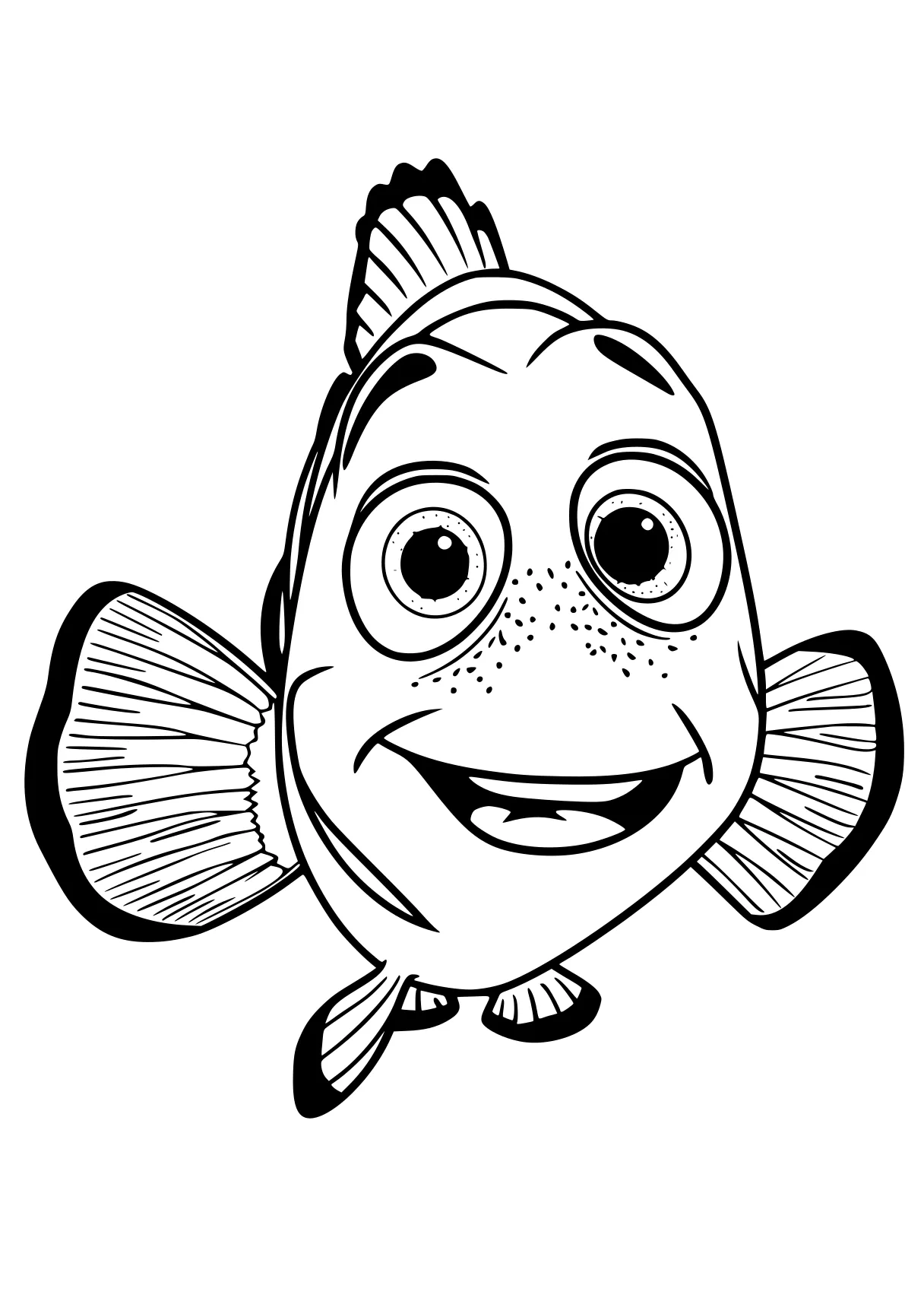 finding nemo coloring pages fish, nemo, dory, guppies, illustrator, free page downloads