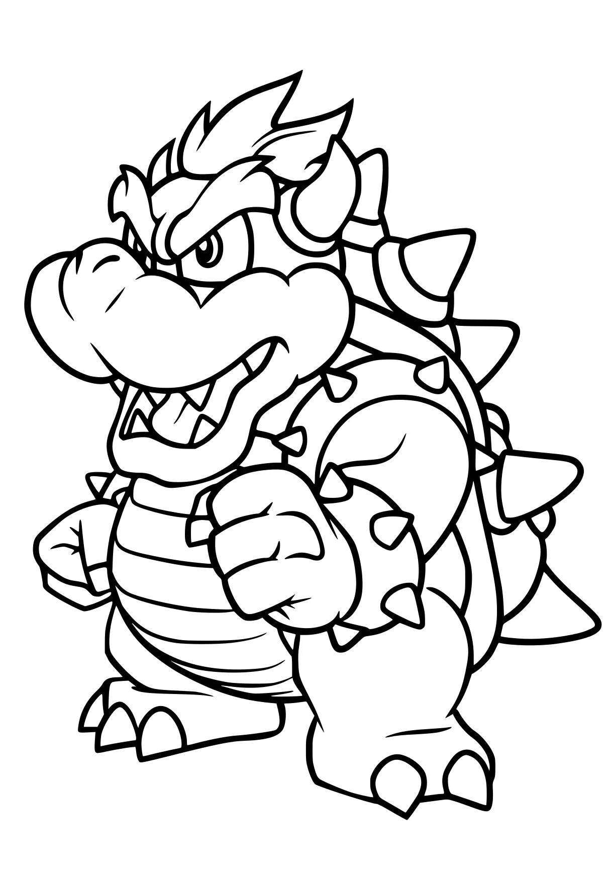 bowser coloring page bowser, yoshi, coloring, mario, colouring, free downloads