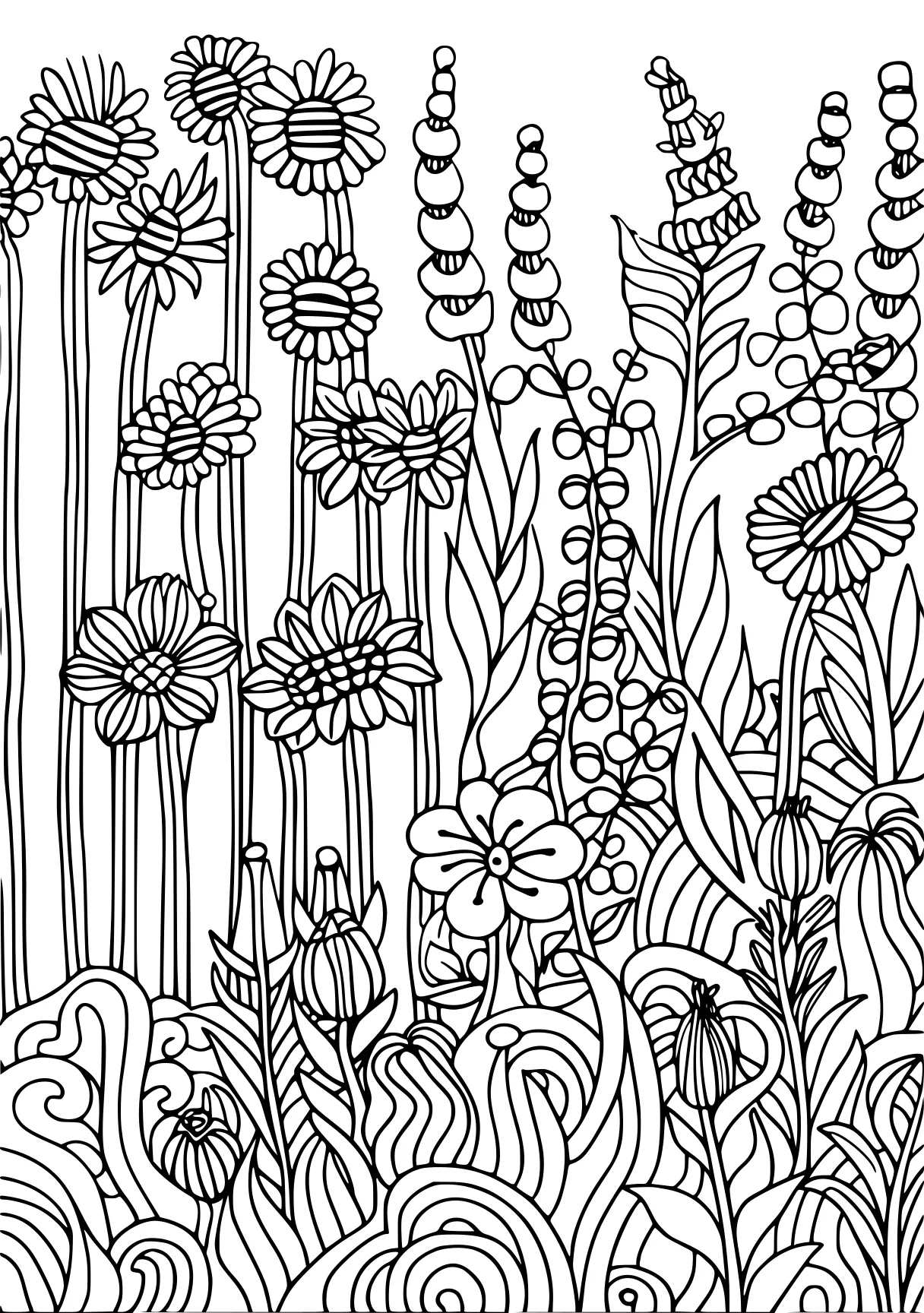 best coloring books for adults, zentangle, plants, pattern, free page downloads