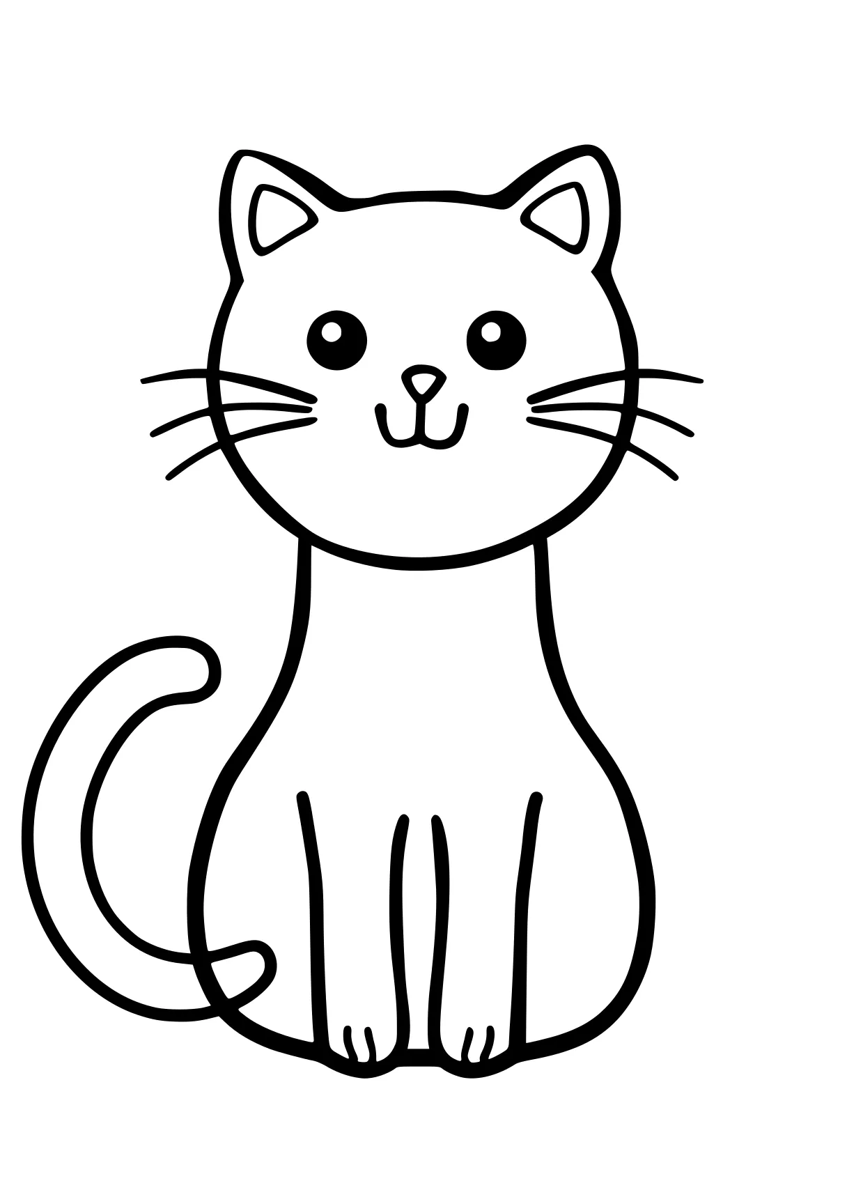 kitten coloring page cat, kitty, mew, aristocats, free downloads