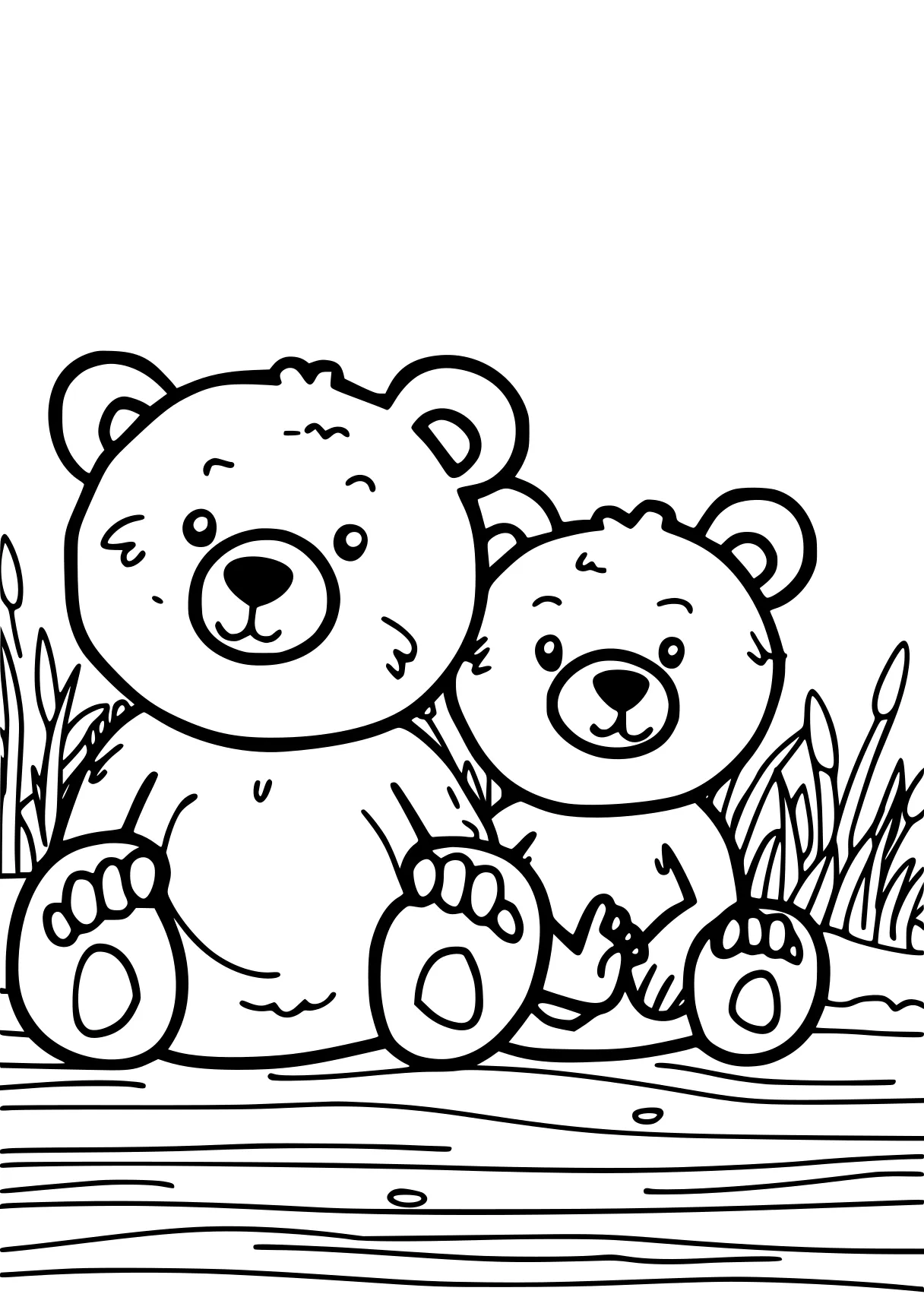 coloring pictures bears, bear, pooh, free page downloads