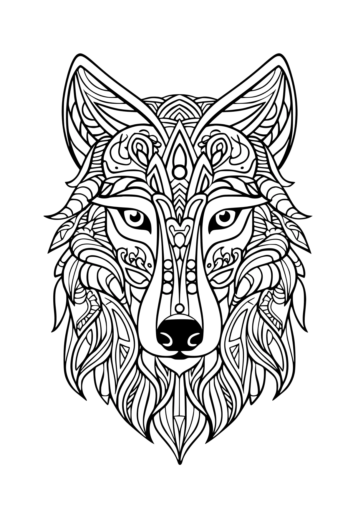 wolf coloring pages wolf, werewolf, lion, free page downloads