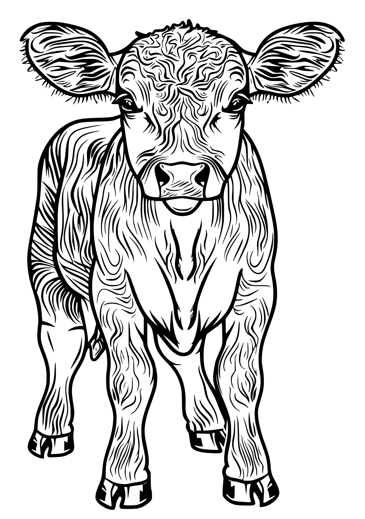 cow coloring sheet cow, buffalo, illustrator, rhino, free page downloads