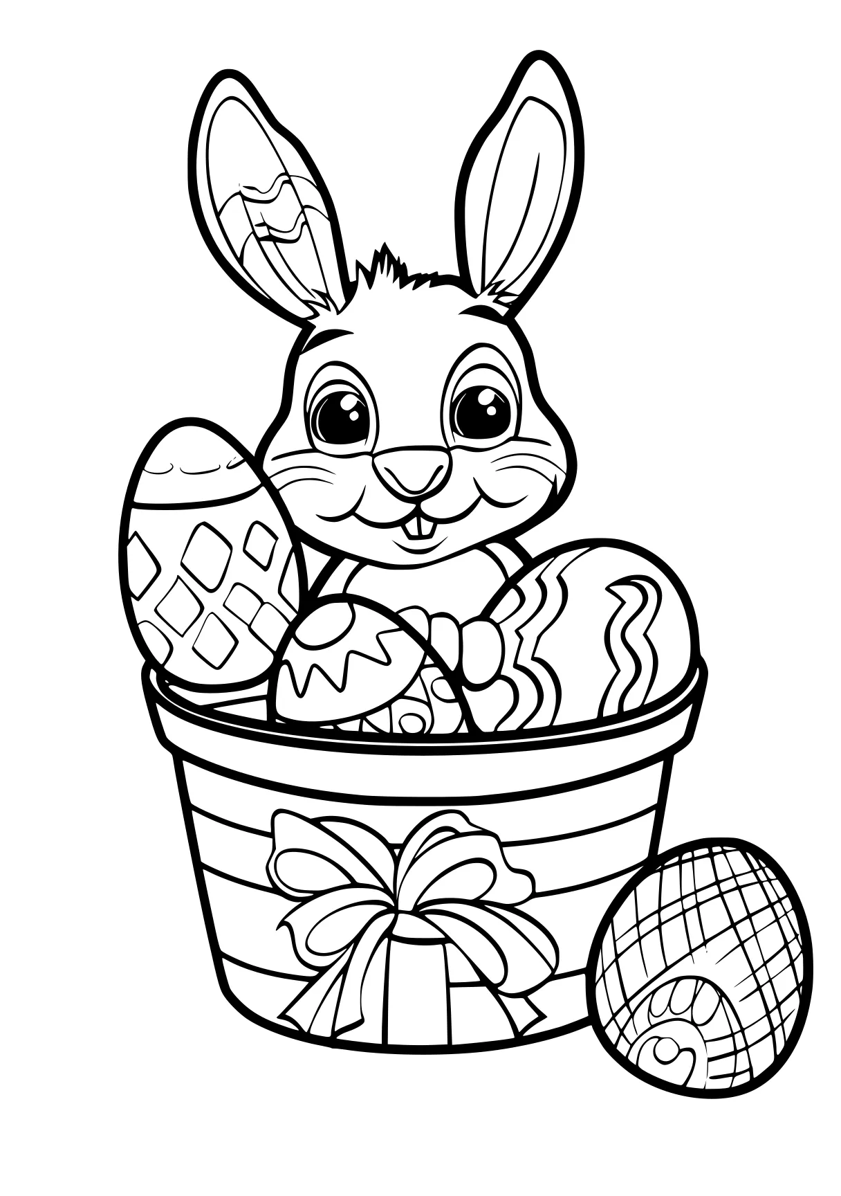 free easter coloring pages, bunny, illustrator, easter, page downloads