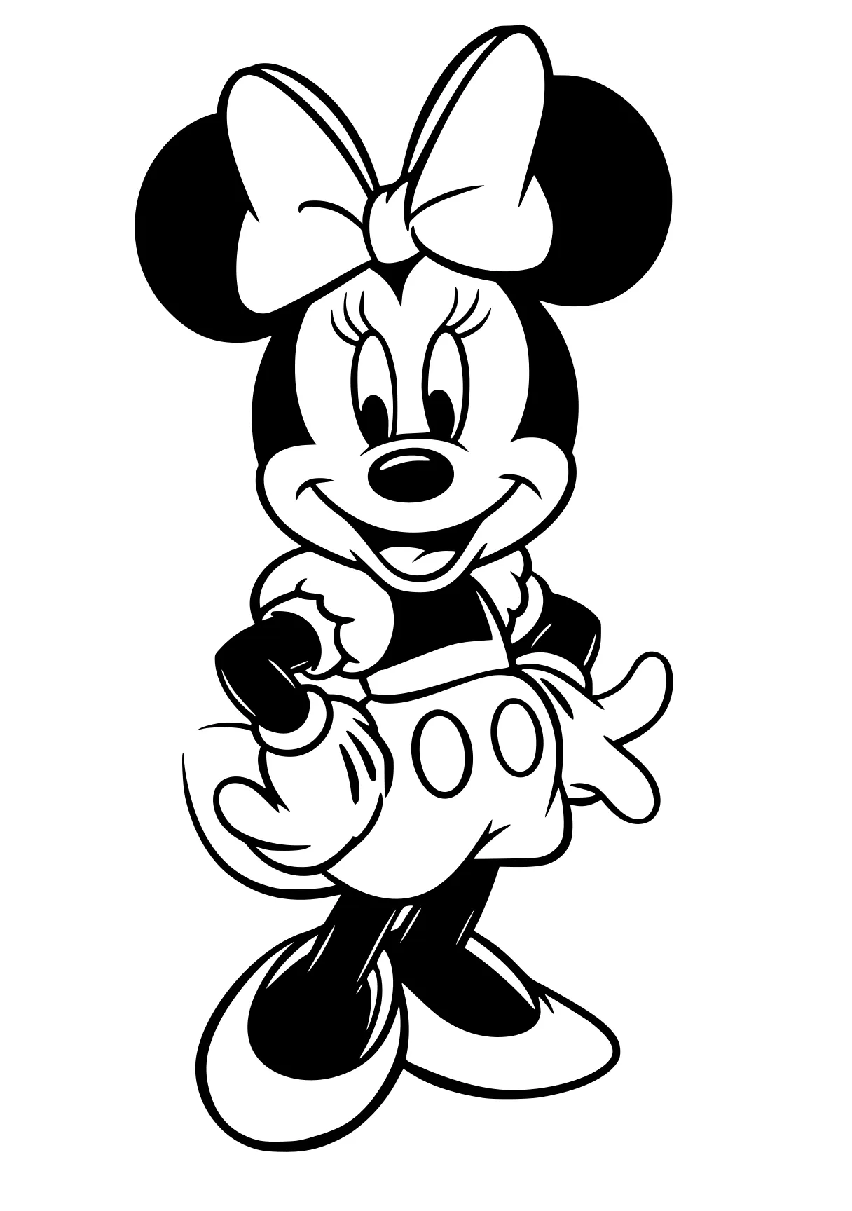 minnie coloring page mickey, minnie, mouse, disney, goofy, free downloads