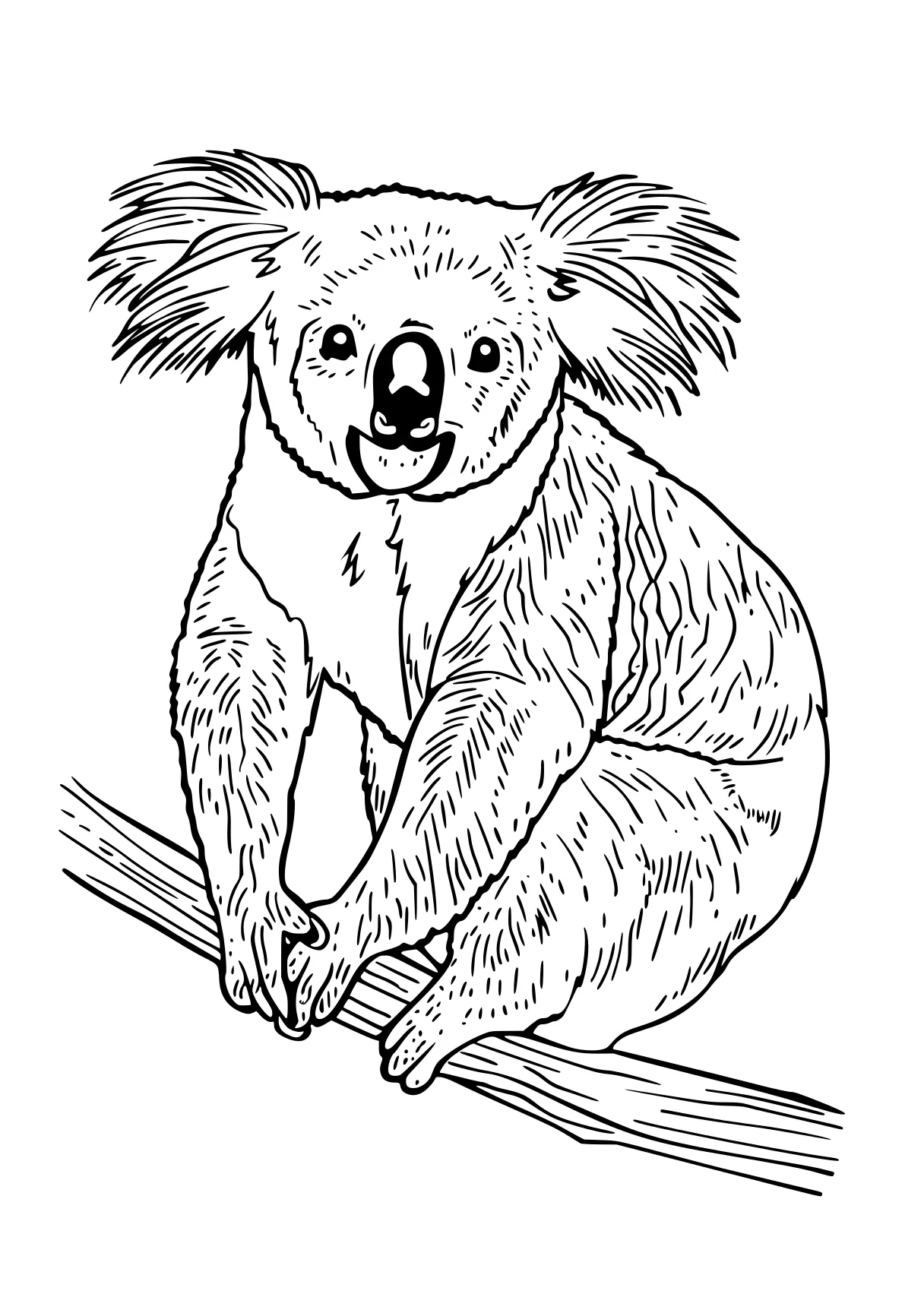 koala coloring pages koala, sloth, madagascar, raccoon, hedgehog, free page downloads