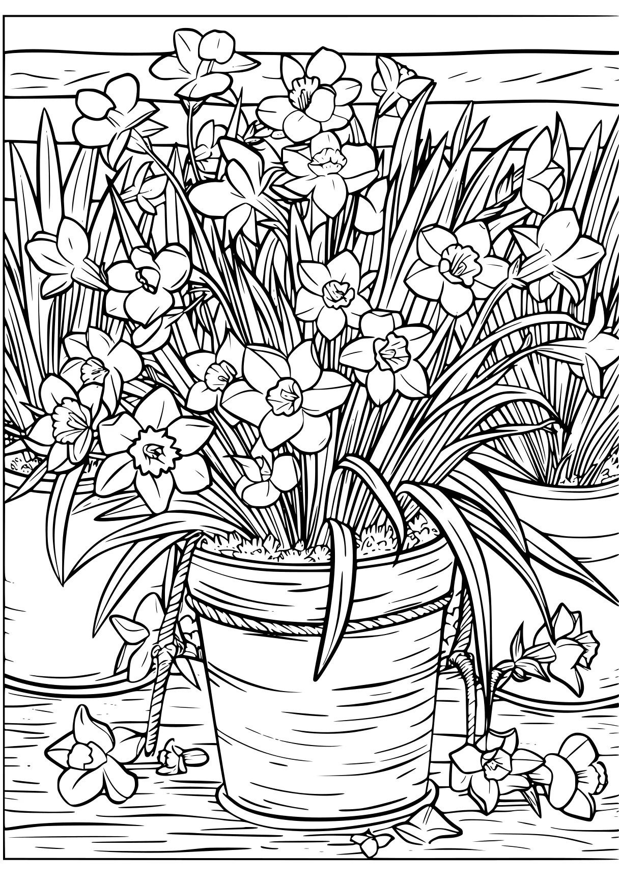 march coloring pages, plants, flowers, nursery, free page downloads