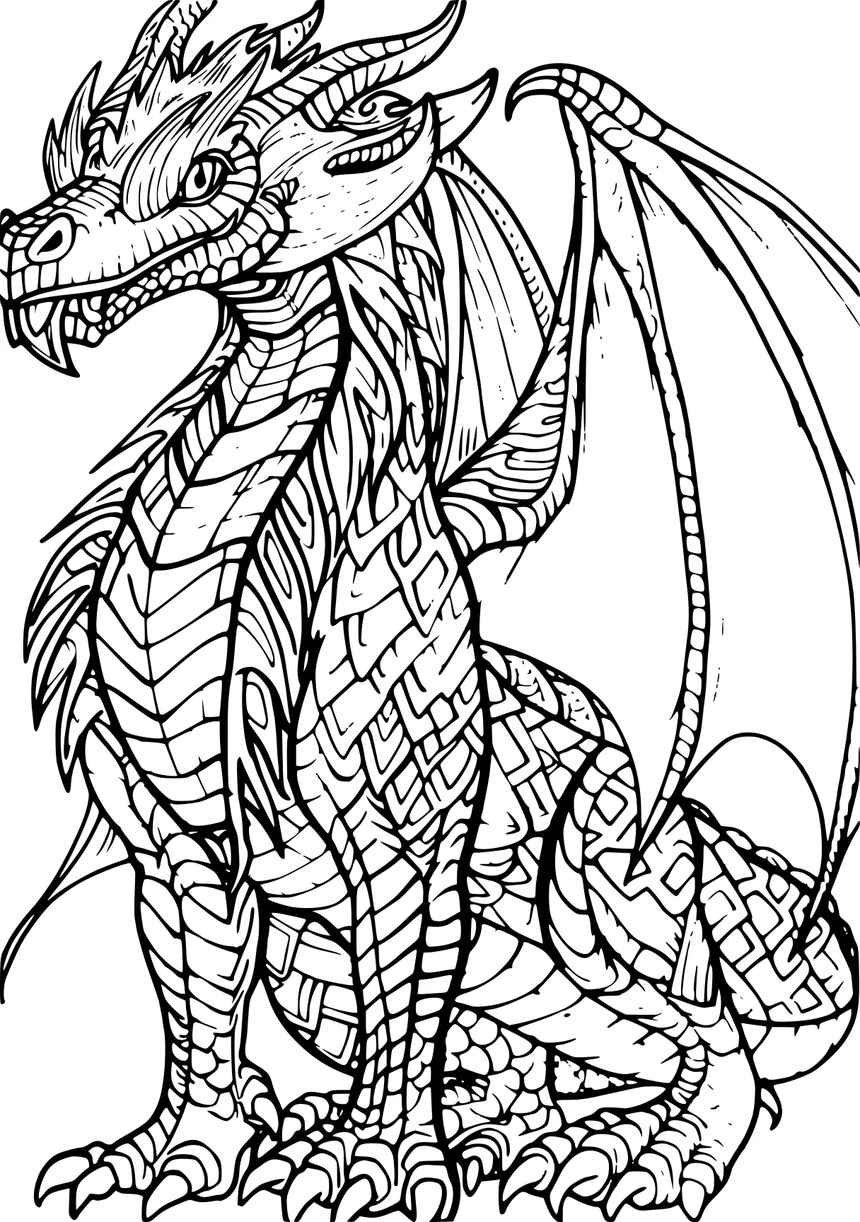 dragon coloring pages dragon, zentangle, colouring, free page downloads