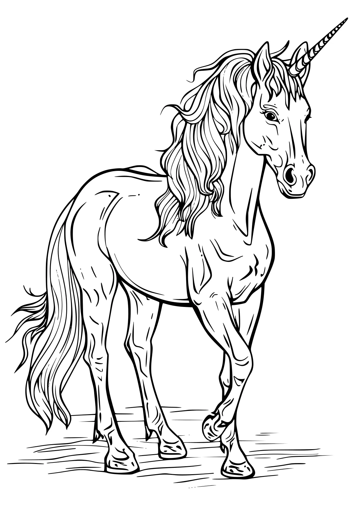 unicorn coloring pages free horse, pony, unicorn, pegasus, page downloads