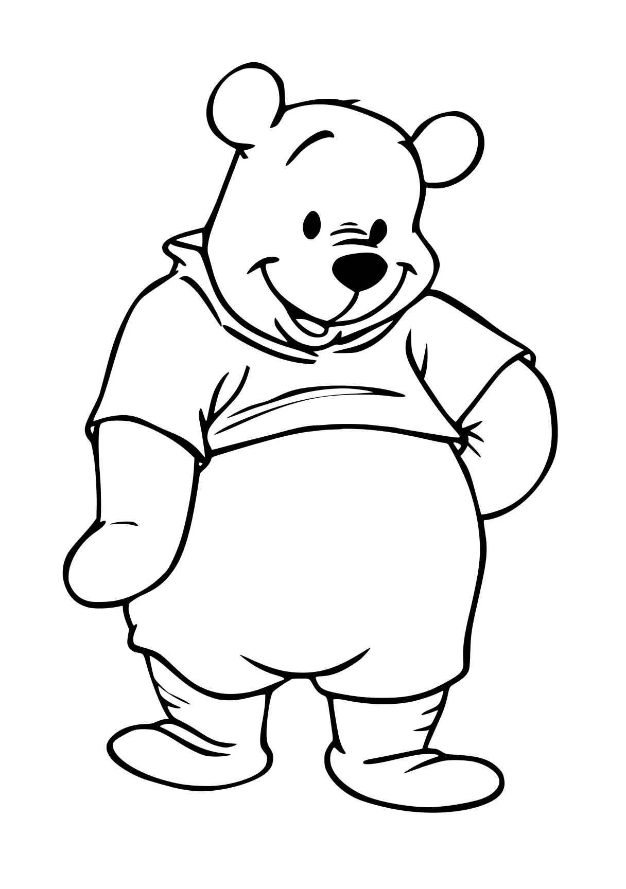 pooh bear coloring pages pooh, winnie, bear, fazbear, piglet, free page downloads