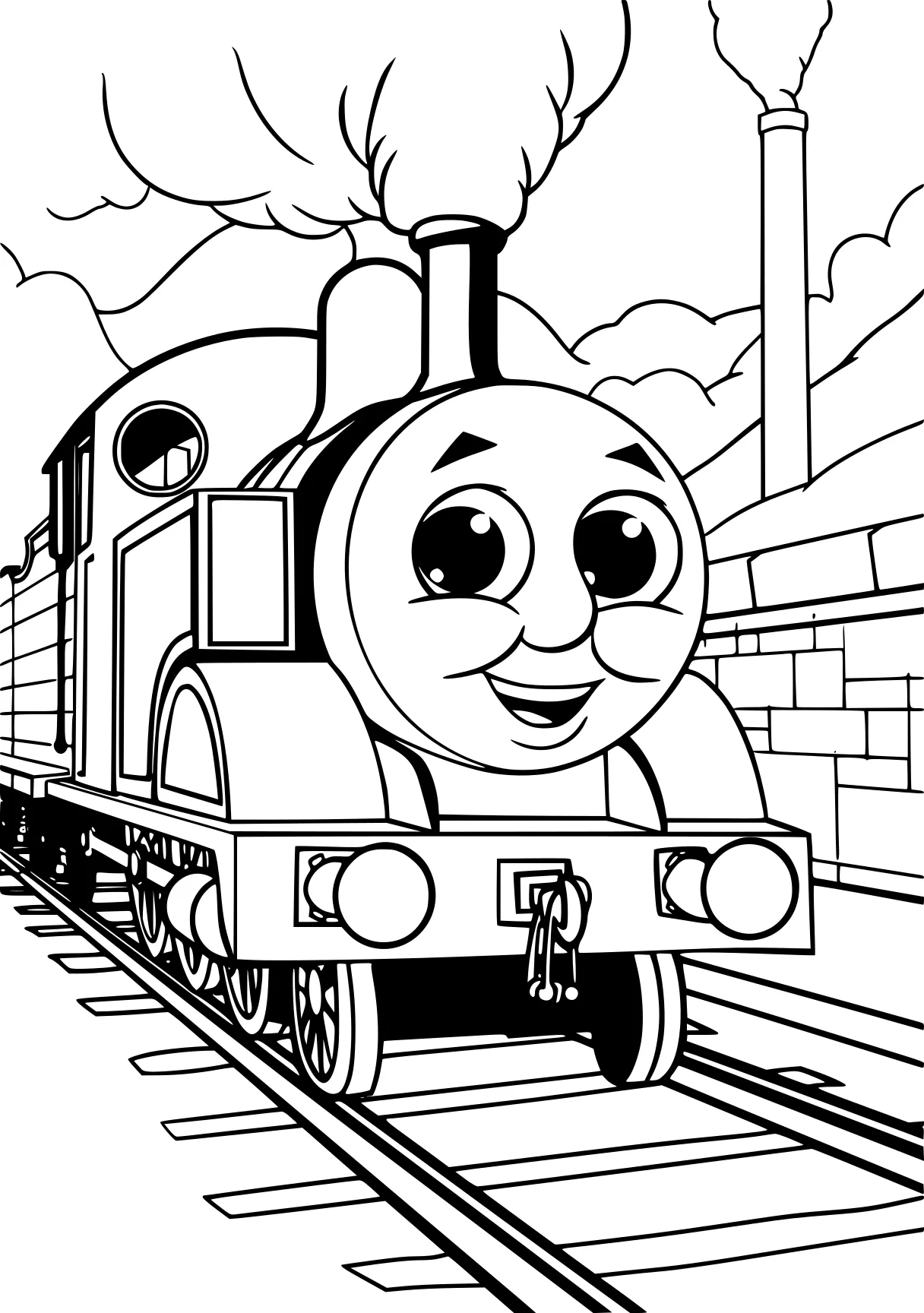 thomas coloring pages thomas, percy, train, free page downloads