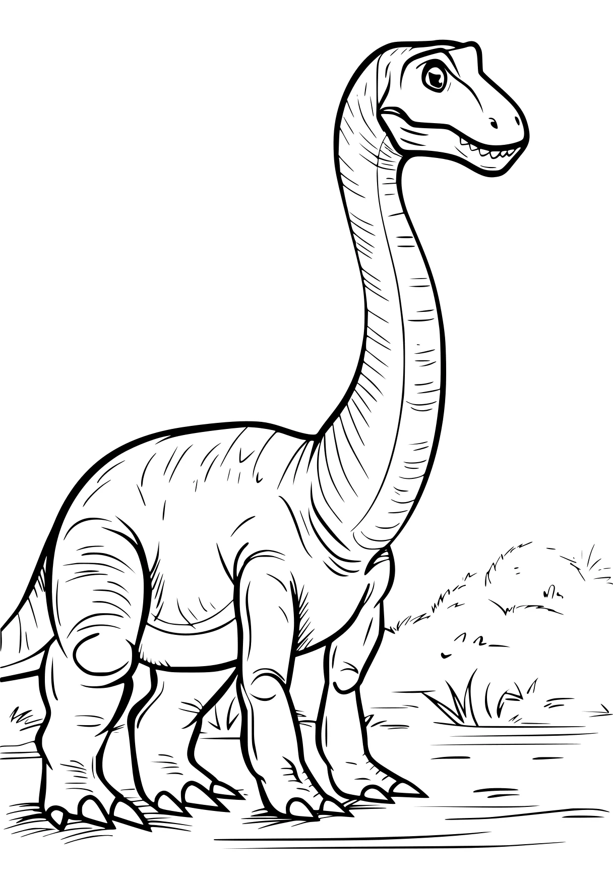 dinosaur coloring sheet brachiosaurus, dino, dinosaur, allosaurus, indoraptor, free page downloads