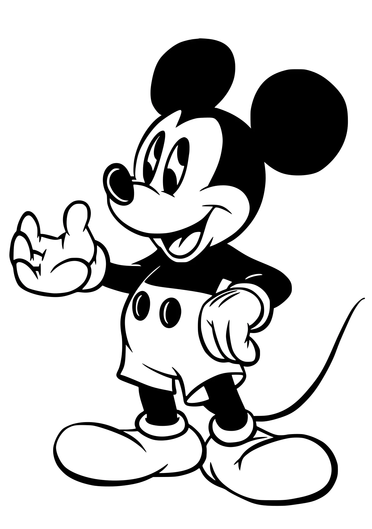 free disney coloring pages mickey, mouse, minnie, disney, a4, page downloads