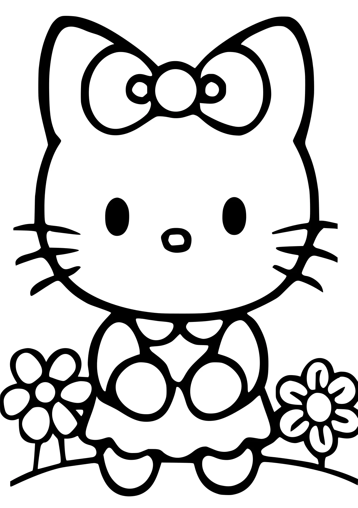 hello kitty and friends coloring pages sanrio, kitty, molang, free page downloads