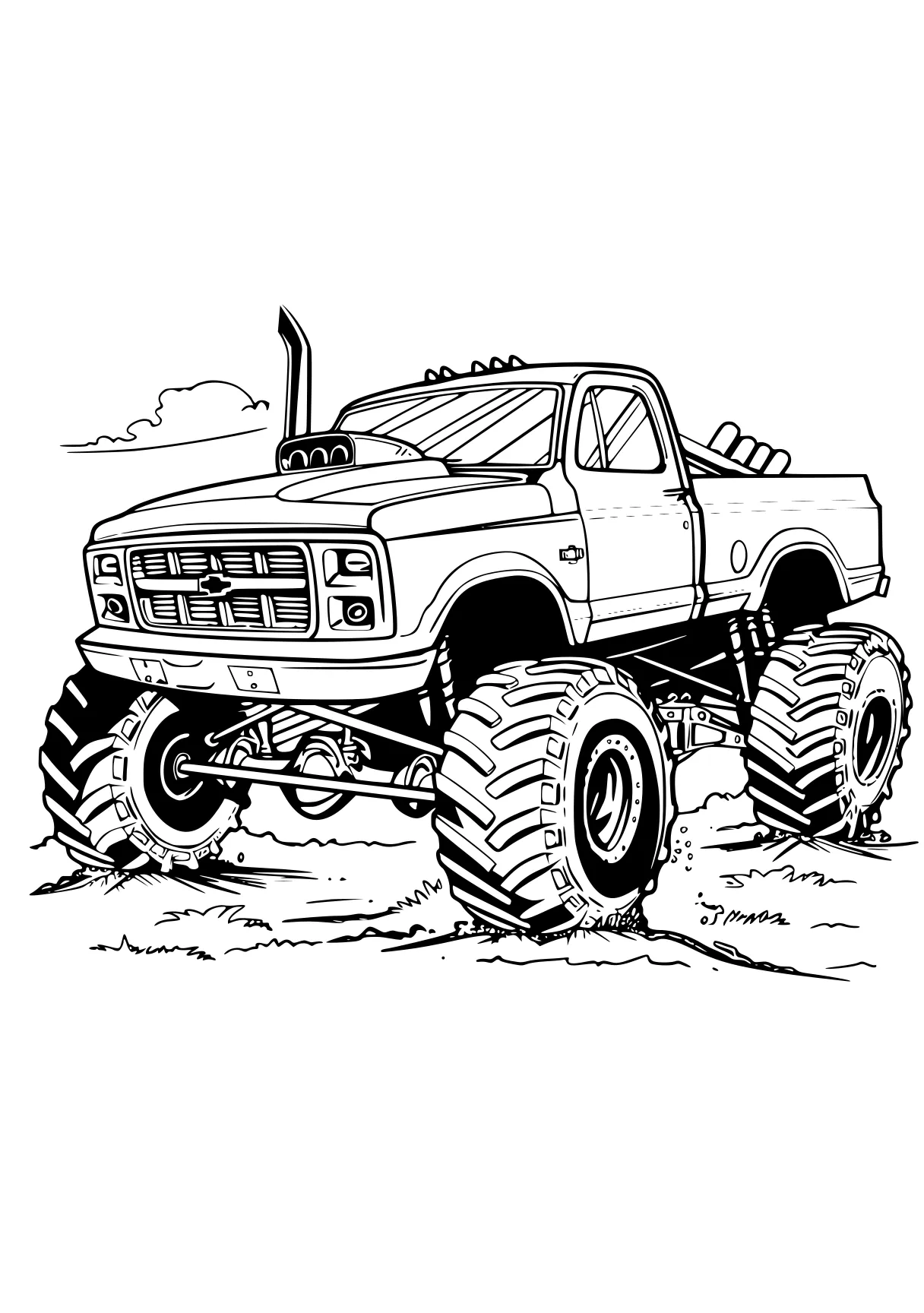 monster truck coloring sheet truck, crawler, trucks, ranger, vehicle, free page downloads