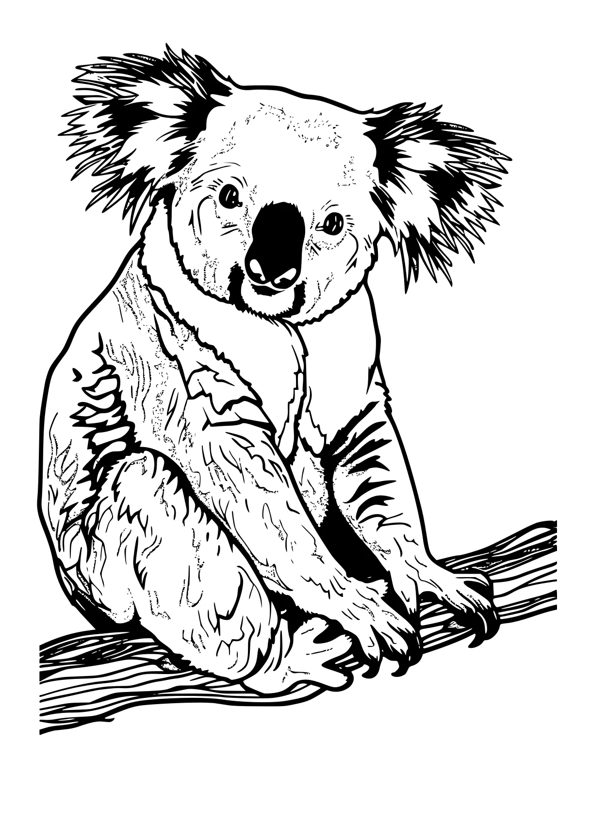 koala coloring pages koala, bear, sloth, illustrator, hedgehog, free page downloads