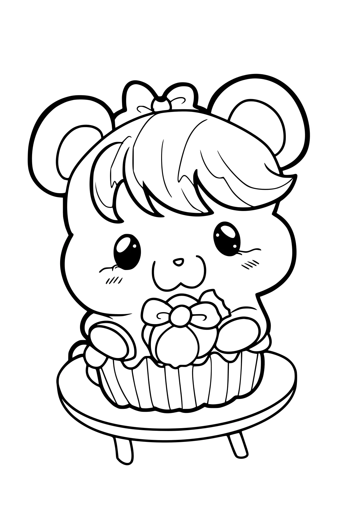 cinnamoroll coloring pages cupcake, cinnamoroll, bt21, fazbear, pooh, free page downloads