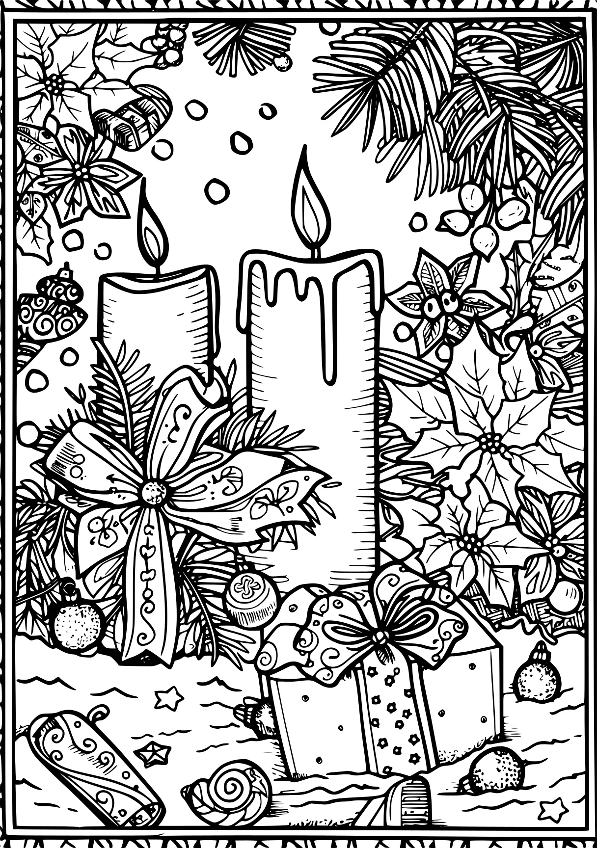 holiday coloring pages, advent, garten, ornament, free page downloads