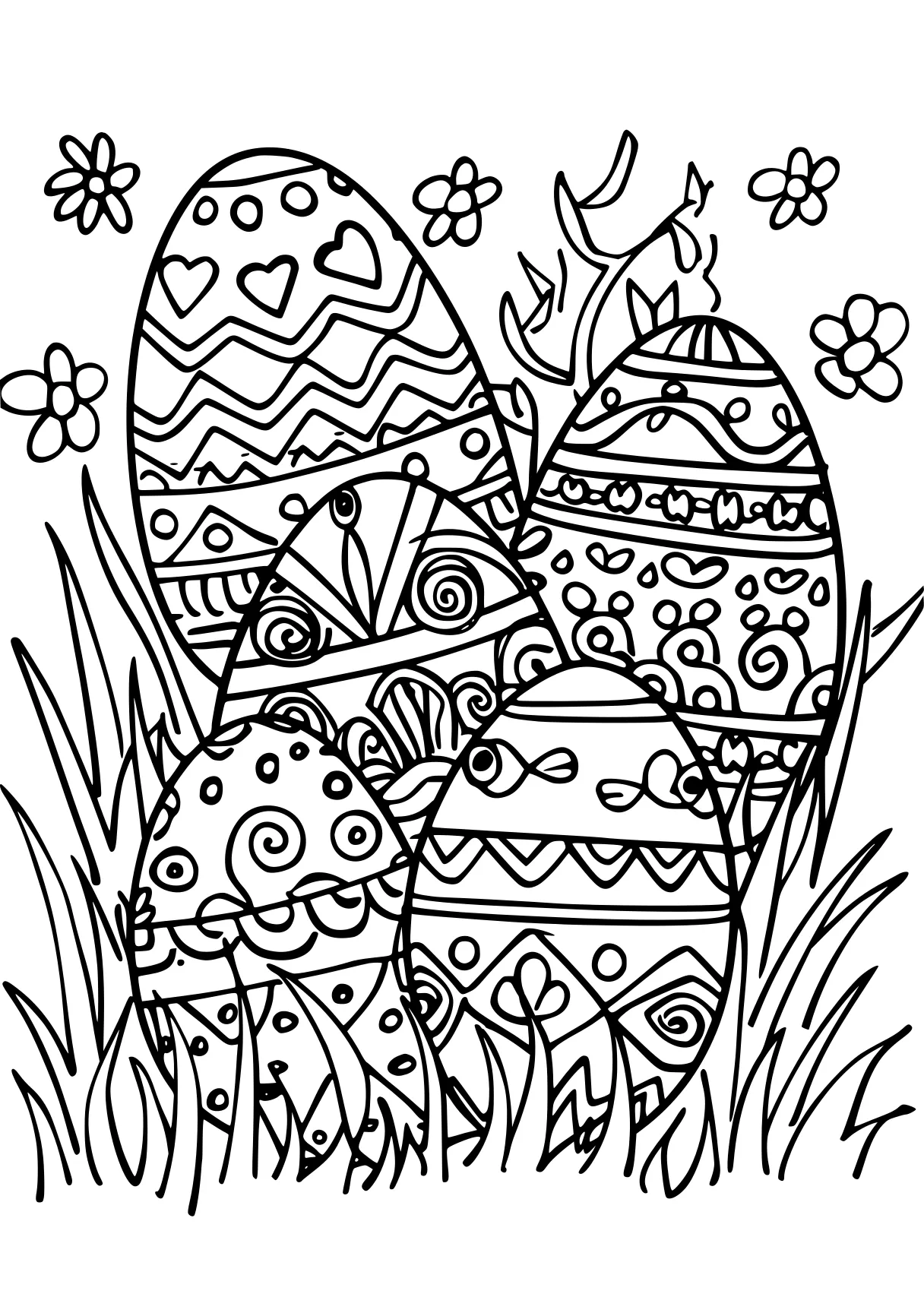 free easter coloring pages zentangle, colouring, humpty, page downloads