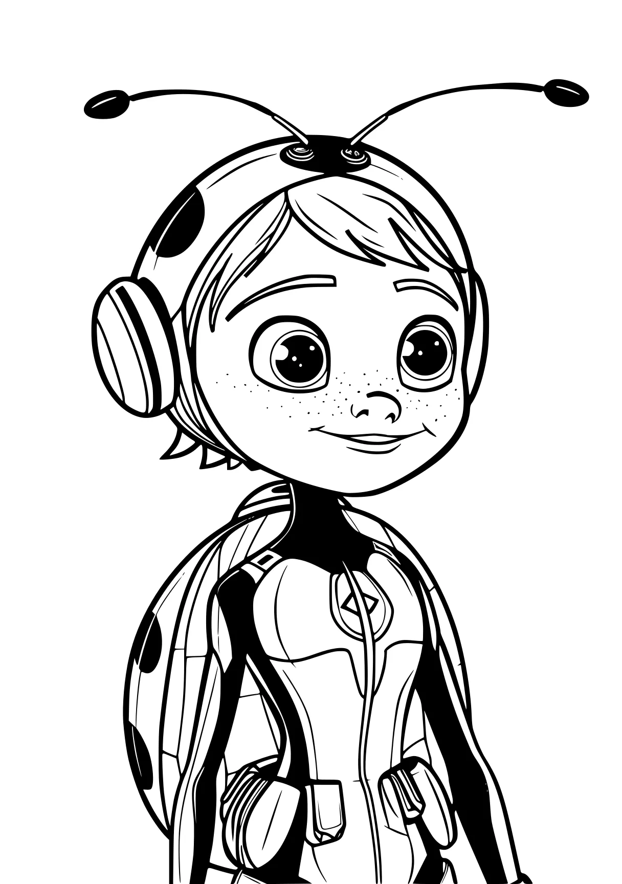 miraculous ladybug coloring page kratts, coraline, gwen, mini, boboiboy, free downloads