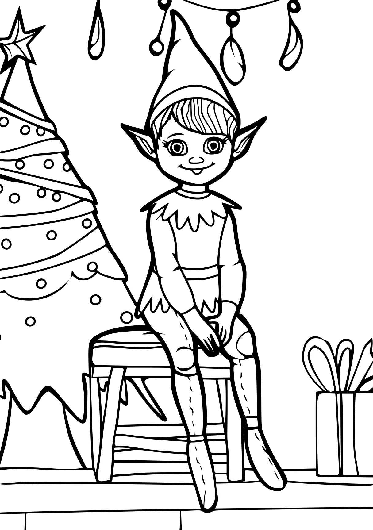 elf on the shelf coloring pages elf, goblin, colouring, free page downloads