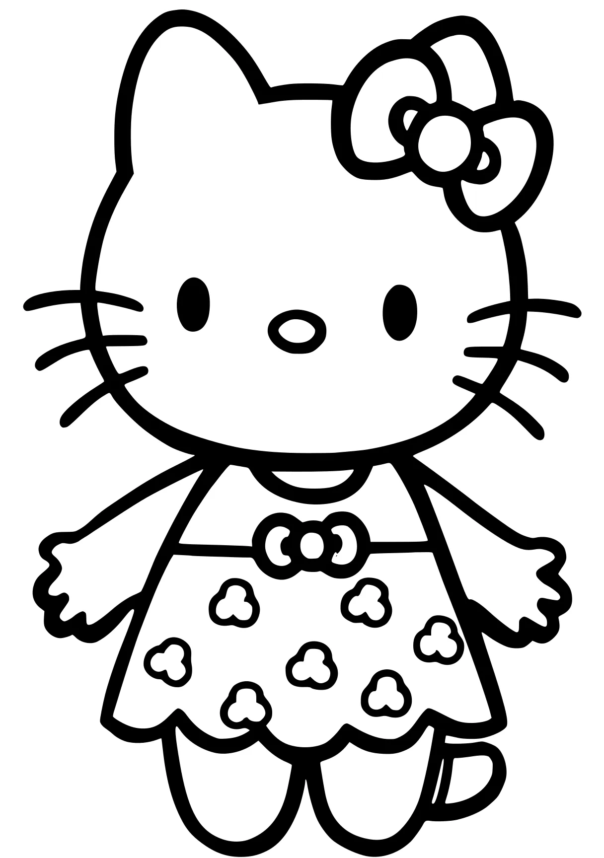 coloring pages printable hello kitty sanrio, kitty, peppa, cinnamoroll, winnie, free page downloads