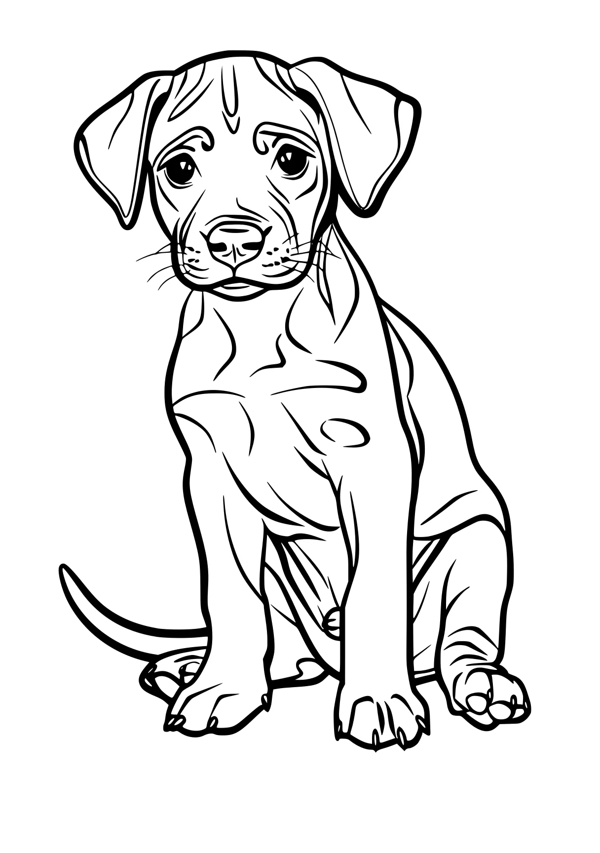 dog coloring retriever, illustrator, puppy, dog, free page downloads