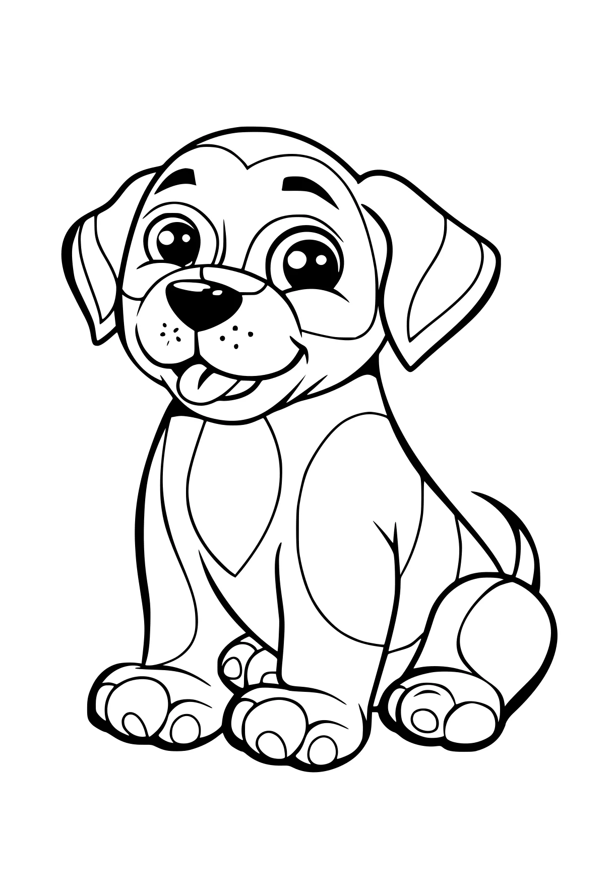 puppy dog coloring pages puppy, bulldog, retriever, clifford, winnie, free page downloads