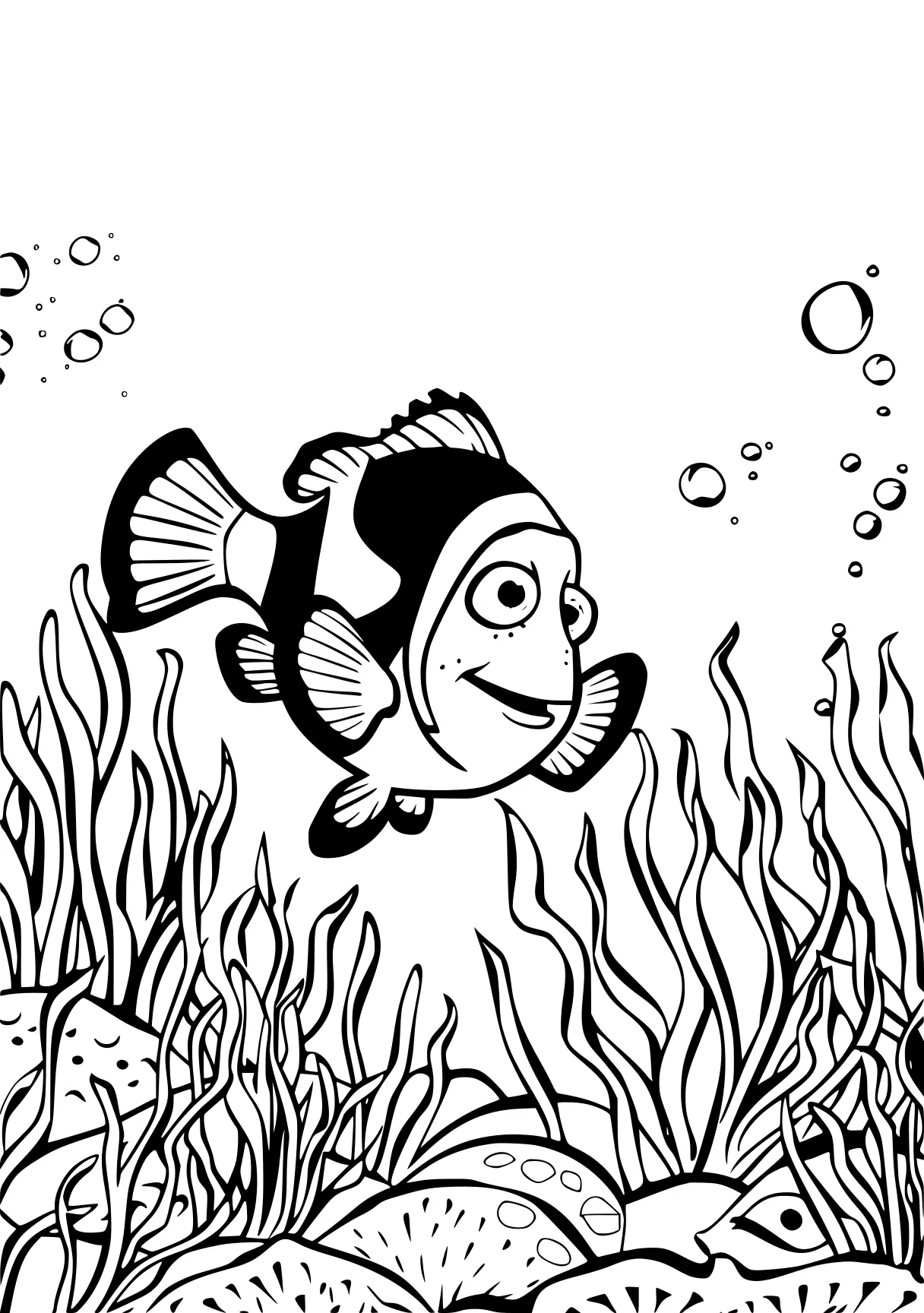 finding nemo coloring pages nemo, fish, guppies, aquarium, dory, free page downloads