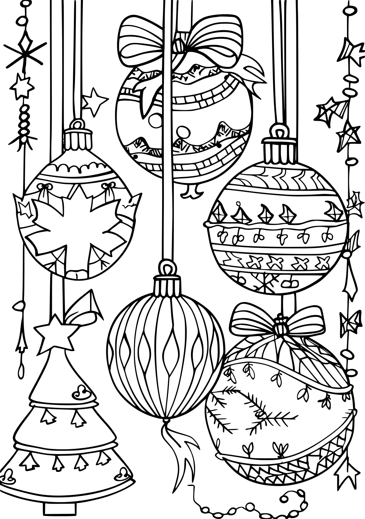 xmas colouring pages ornament, printables, advent, free coloring page downloads